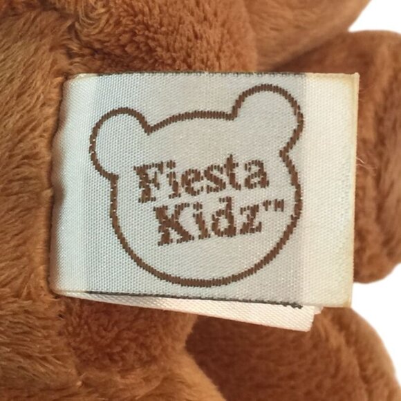 Fiesta Kidz Brown Dog Plush 7" Puppy Stuffed Animal Toy 2008 Eye Patch - Picture 6 of 8